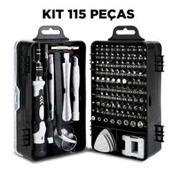 Kit Profissional Ferramentas Reparo Conjunto Chaves 115 em 1 - 2
