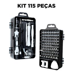 Kit Profissional Ferramentas Reparo Conjunto Chaves 115 em 1 - 9