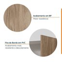 Ver mais imagens de Cozinha Planejada 8 Peças sem Tampo com Rodapé 4 Aéreos e 4 Balcões Ipanema CabeCasa MadeiraOriginals Branco/Acácia