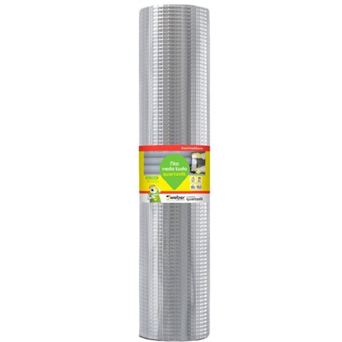 Fita Asfáltica Multiuso Aluminizada Autoadesiva Veda Tudo 90x10cm - 30399.62.34.058 - Quartzolit