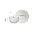 Ver imagem 3 de Conjunto 6 Xícaras com Pires Coup Jardim Campestre Alleanza