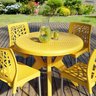Conjunto 4 Cadeiras Nature Amarela - 3