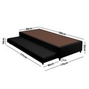 Ver imagem 3 de Base Box com Cama Auxiliar Solteiro 88x188x32 Luana Multimóveis Cr35383
