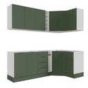 Ver imagem 5 de Cozinha Modulada 8 Peças sem Tampo com Rodapé 4 Aéreos e 4 Balcões Ipanema CabeCasa MadeiraOriginals