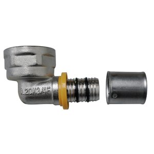 Cotovelo para Mangueira Tubo Gás Pex 16mm 1/2 Fêmea Astra
