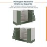 Cozinha Modulada 8 Peças sem Tampo com Rodapé 4 Aéreos e 4 Balcões Ipanema CabeCasa MadeiraOriginals - 16