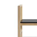 Ver imagem 7 de Estante Baixa de Madeira Eleonor Cor Natural com Prateleira Preta