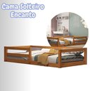 Ver imagem 5 de Cama de Solteiro Encanto Madeira Maciça com Grade Segurança e Estilo Infantil