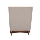 Ver imagem 4 de Cadeira Poltrona de Amamentação Balanço Áquila C/ Puff Linho Bege Plus - Anjo de Casa