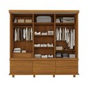 Ver imagem 5 de Guarda-roupa Veneziana 3 Portas de Correr Madeira maciça