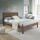 Ver imagem 5 de Cama de Casal de Madeira Maciça Mogno