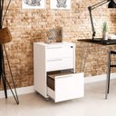 Ver imagem 4 de Kit 2 Gaveteiros 3 Gavetas com Chave Maia