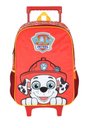 Ver imagem 1 de Mochila com Rodas Infantil 16" Patrulha Canina Vermelho - Luxcel