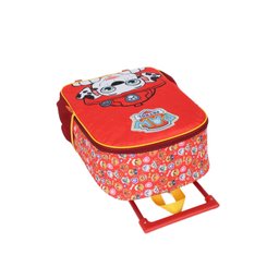 Mochila com Rodas Infantil 16" Patrulha Canina Vermelho - Luxcel - 6