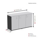 Ver imagem 4 de Armário para Escritório 3 Portas Credenza