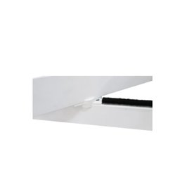 Janela Vitrô Capelinha de Alumínio Branco 80x30 Cm Linha Veneza - 4