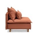Ver imagem 5 de Sofá Modular com Encosto Pé Madeira Sôma CabeCasa MadeiraOriginals Marrom Mocha Mousse