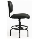 Ver imagem 3 de Cadeira Caixa Executiva Lisa sem Braços - (aranha Martiflex) - Cor Preta - 35031