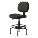 Ver imagem 4 de Cadeira Caixa Executiva Lisa sem Braços - (Aranha Martiflex) - Cor Preta - 35031