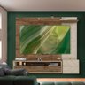 Painel Para Sala TV Até 65 Polegadas Jatobá Off White Perseu Shop JM - 1