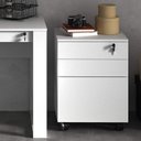 Ver imagem 3 de Kit 2 Gaveteiros com Chave 3 Gavetas Charme