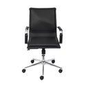 Ver imagem 3 de Kit 8 Cadeiras Escritorio Diretor Design Italiano com Relax Corino 3304 Preto