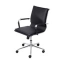 Ver imagem 2 de Kit 2 Cadeiras Escritorio Diretor Design Italiano com Relax Corino 3304 Preto