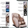 Poltrona Elétrica Bivolt Reclinação Gravidade Zero 3d Jarvis com Massagem Aquecimento Controle Lcd T - 3