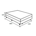 Ver imagem 3 de Cama Box Conjugada Casal Espuma Mola Ensacada NK Camas 55x138x188