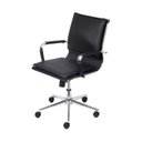 Ver imagem 5 de Kit 10 Cadeiras Escritorio Diretor Design Italiano com Relax Corino 3304 Preto