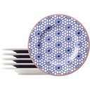 Ver imagem 3 de Jogo Pratos Sobremesa Lanche 4 Pessoas 4pçs Abstratta 21cm