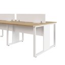 Ver imagem 4 de Mesa Escritório Plataforma 6 Lugares 3,60m com Caixas de Tomadas Industrial Executive F5