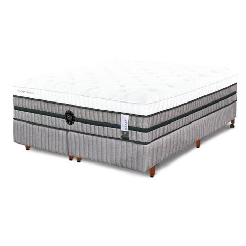 Colchão de Látex Pocket Firme Plus - Box e Kit Spa - Casal 138x188cm