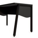 Ver imagem 5 de Mesa Escrivaninha com 135cm Industrial Tampo Chanfrado e Pés Metálicos Executive Preto