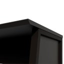 Ver imagem 7 de Mesa Escrivaninha com 135cm Industrial Tampo Chanfrado e Pés Metálicos Executive Preto