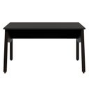 Ver imagem 4 de Mesa Escrivaninha com 135cm Industrial Tampo Chanfrado e Pés Metálicos Executive Preto