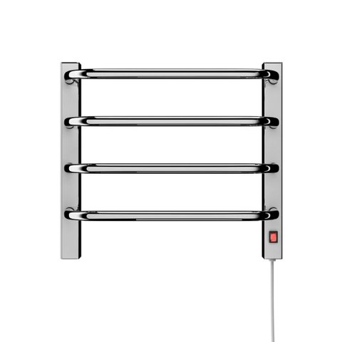 Aquecedor Toalhas Térmico Cromado Mini Pequeno 220v Direito