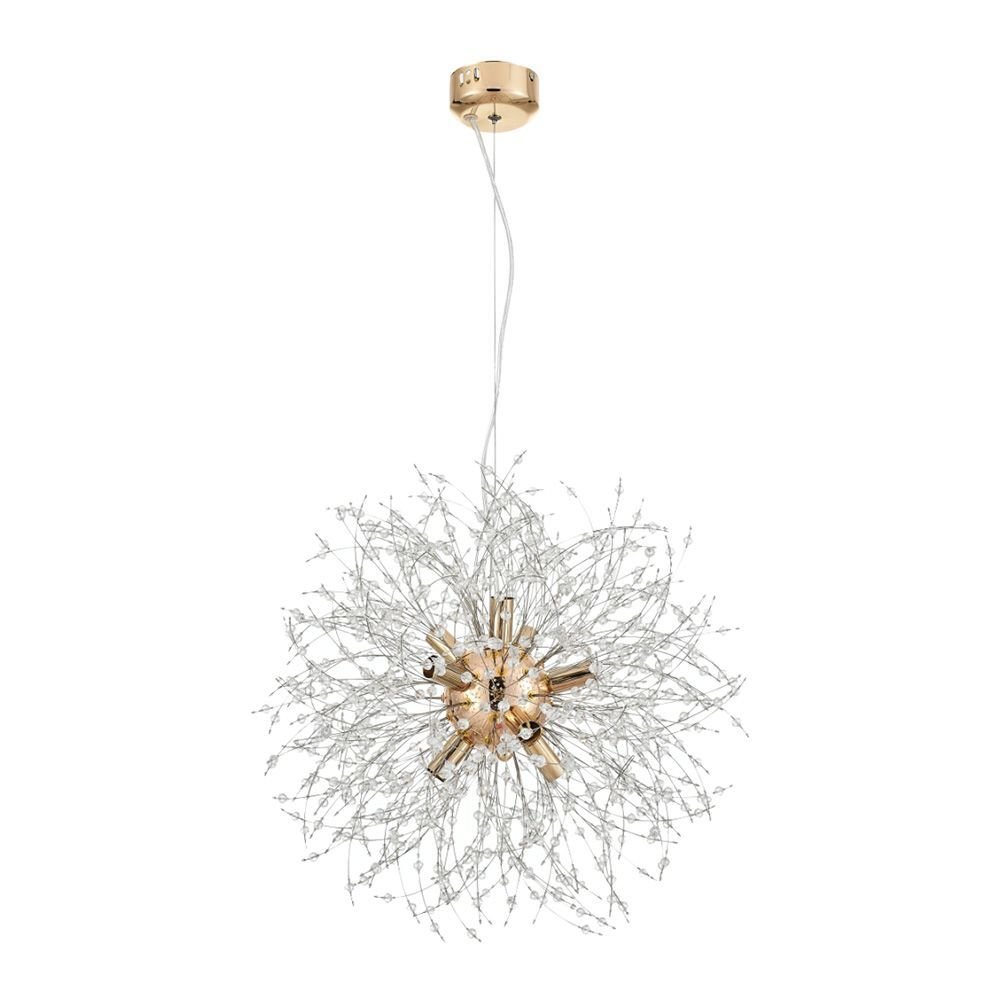 Lustre Pendente Astraled Mensae Pt-1041 Dourado G9 Bivolt Dourado Pt-1041 - 1