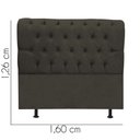 Ver imagem 3 de Cabeceira Estofada Queen 160CM Paris Linho Marrom - D A DECOR D&A Decor