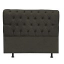 Ver imagem 2 de Cabeceira Estofada Queen 160CM Paris Linho Marrom - D A DECOR D&A Decor