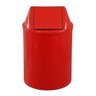 Lixeira Plástica com Tampa Vai-vem 50 Litros Vermelho - 1