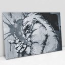 Ver imagem 1 de Quadro Decorativo em Canvas Animal Urban Art TaColado Moldura Flutuante 4,5cm Freijó 120 x 80cm
