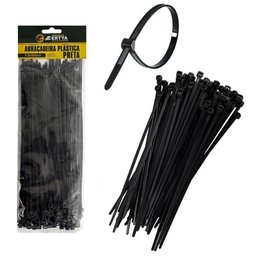 Kit 300 Fitas Hellerman Enforca Gato Cinta Plástica Abraçadeira Lacre de Nylon Tamanhos 10 15 25cm P - 4