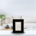 Ver imagem 1 de Porta Retrato Yangzi Mdf Borda Ouro 23x28 26837