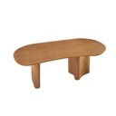 Ver imagem 2 de Mesa para Sala de Jantar Celeste 180cm Tampo Orgânico em Lamina de Madeira