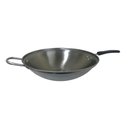 Ver imagem 1 de Frigideira Panela Wok Aço Inox Tacho Chinês Funda 38cm 4l