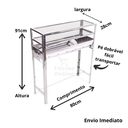 Ver imagem 2 de Churrasqueira Espetinho Profissional Inox 80x28