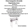 Churrasqueira Espetinho Profissional Inox 80x28 - 4