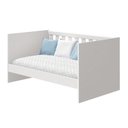 Ver imagem 3 de Berço Americano Katatau multifuncional 3 em 1 Vira Mini Cama e Sofazinho Infantil Branco Fosco