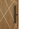 Porta de Correr Padrão Imbuia Agatha Trilho Soft Puxador Barra Chata 800 Mm 120 X 210 Direito - 5